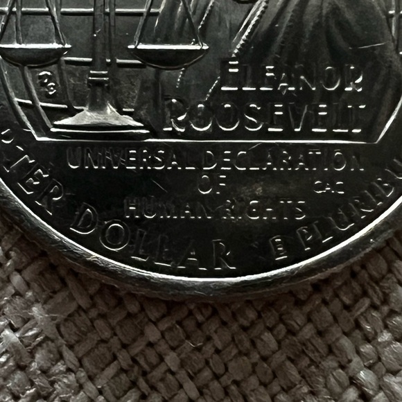 2023-p Eleanor Roosevelt American Women Quarter 25c Unc Philadelphia Errors - Picture 6 of 7